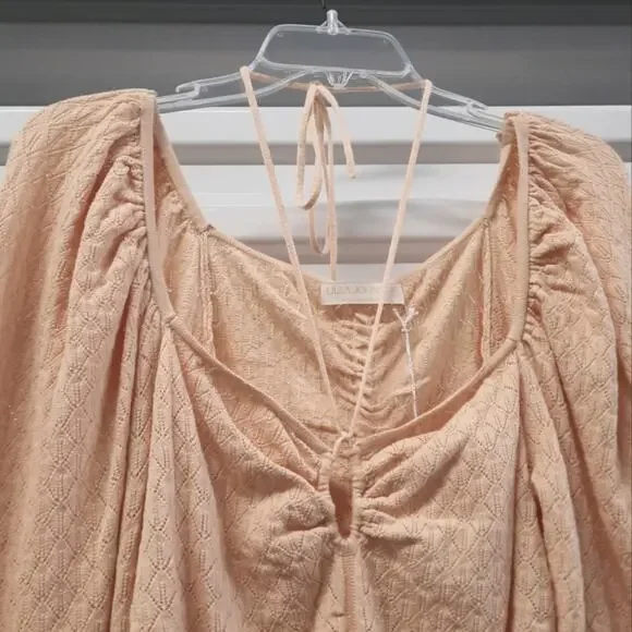 Ulla Johnson Leland Top Blouse Women's Large Cottage Fairy Puff Sleeves - Picture 10 of 16